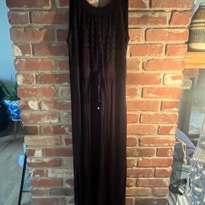 Dress Barn Elegant Black Sleeveless Dress